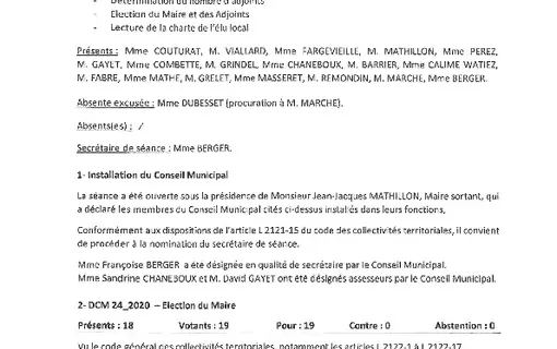 Compte rendus 2020