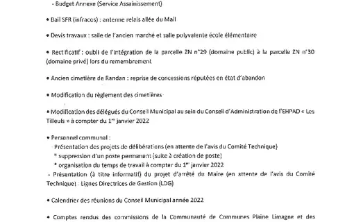 Compte rendus 2021